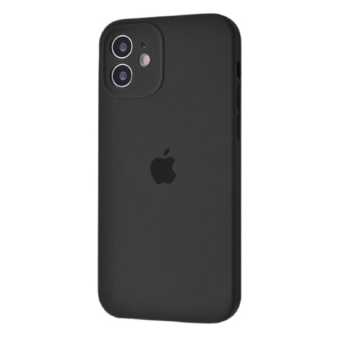 Чехол Silicone Case Full Camera на iPhone 12 Charcoal grey